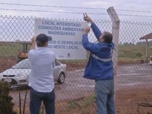 Secretaria Estadual do Meio Ambiente  interdita Aterro Sanitário em Ourinhos
