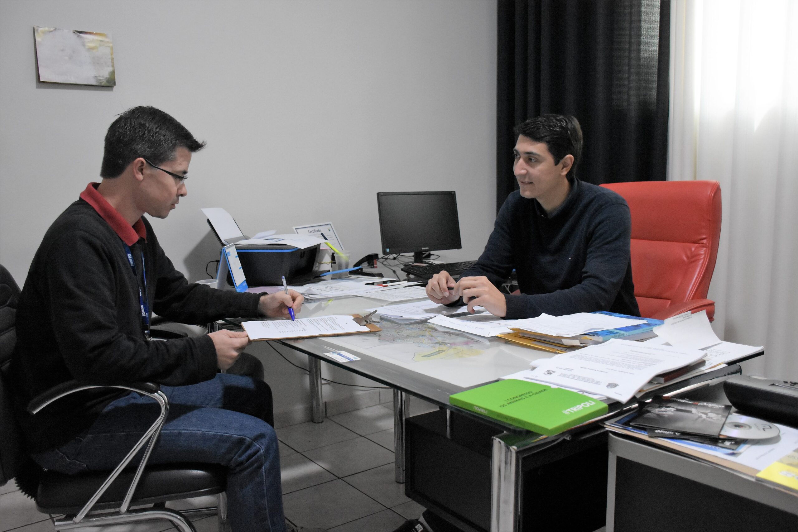 Presidente Alexandre Dauage reúne-se com Chefe do IBGE de Ourinhos