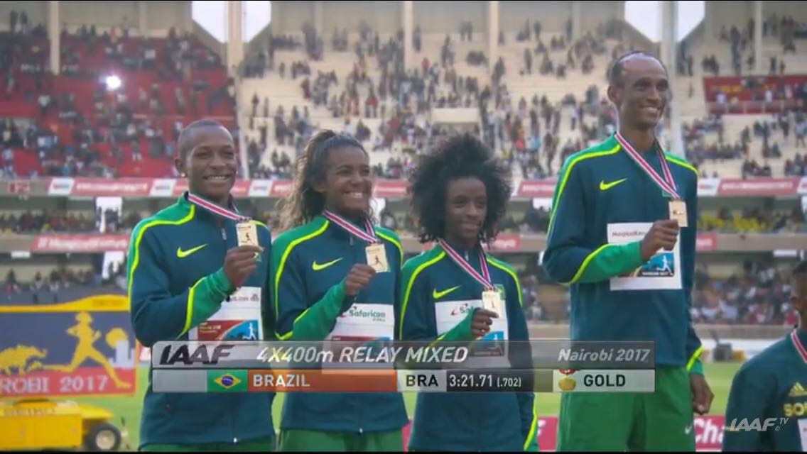 Ourinhense é campeão mundial de atletismo no revezamento 4 x 400 misto, no Quênia
