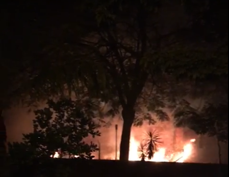 Novo incêndio em Ourinhos atinge terreno da Shell na Rua Rio de Janeiro
