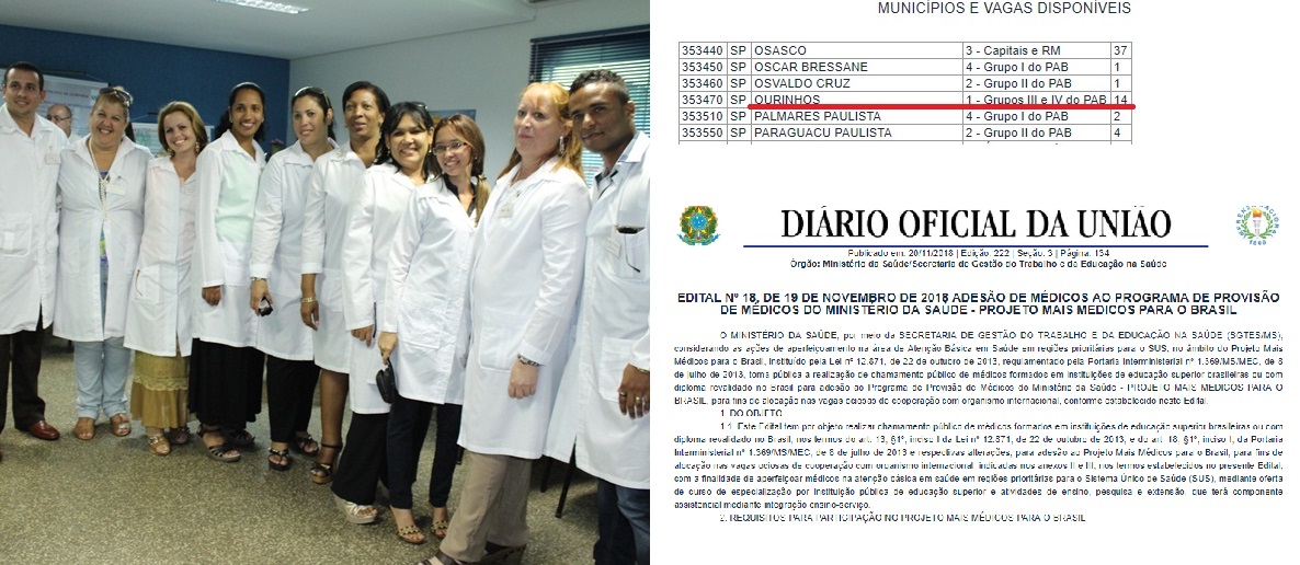 Ourinhos perde 14 médicos cubanos do programa Mais Médicos