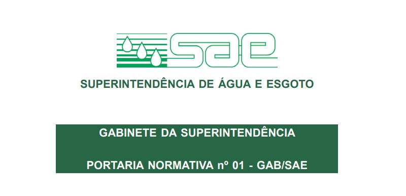 SAE cria portaria para regulamentar a possibilidade de revisão das contas de água e esgoto