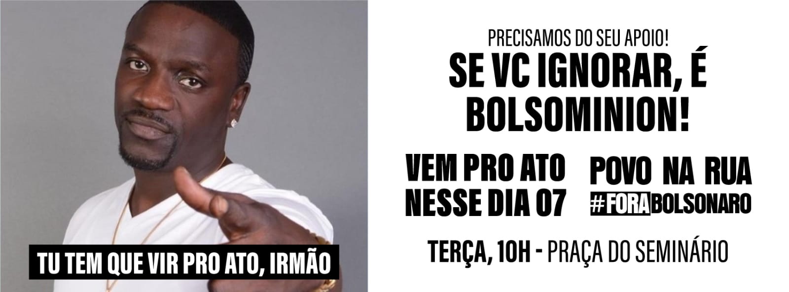 Ourinhos será uma das sedes do ato 7S contra o governo Bolsonaro-Mourão