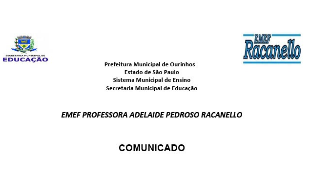 Professores da EMEF Racanello testam positivo para Covid-19