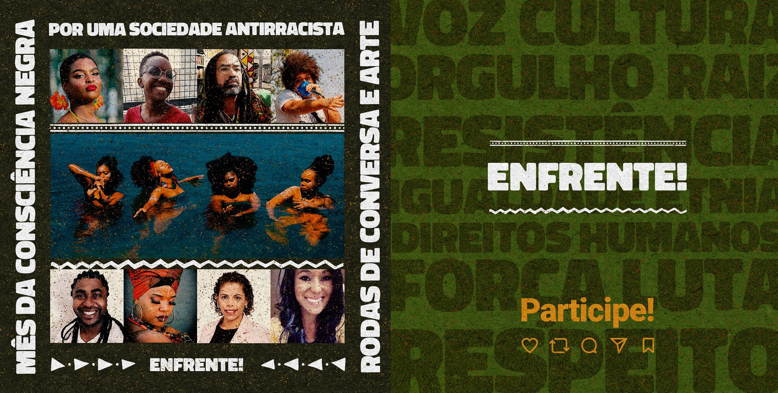 Coletivo ENFRENTE! promove evento em comemoração do Mês da Consciência Negra