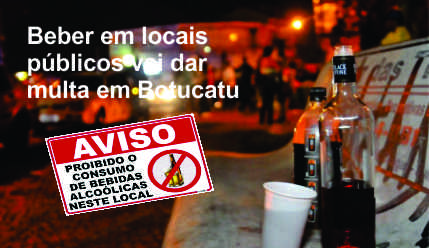 Câmara de Botucatu aprova proibição do consumo de bebidas alcoólicas em locais públicos