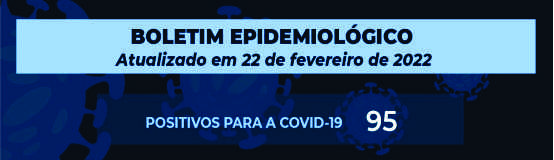 BOLETIM COVID 22/02 -95 novos positivados