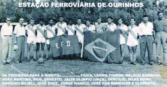 Os ferroviários ourinhenses e a prática do futebol