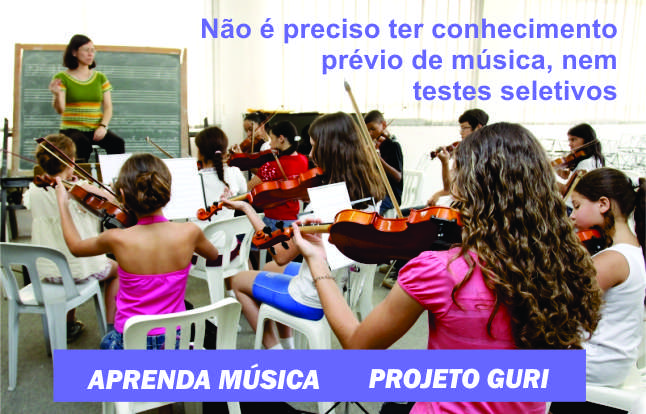 Projeto Guri polo Ourinhos tem inscrições abertas