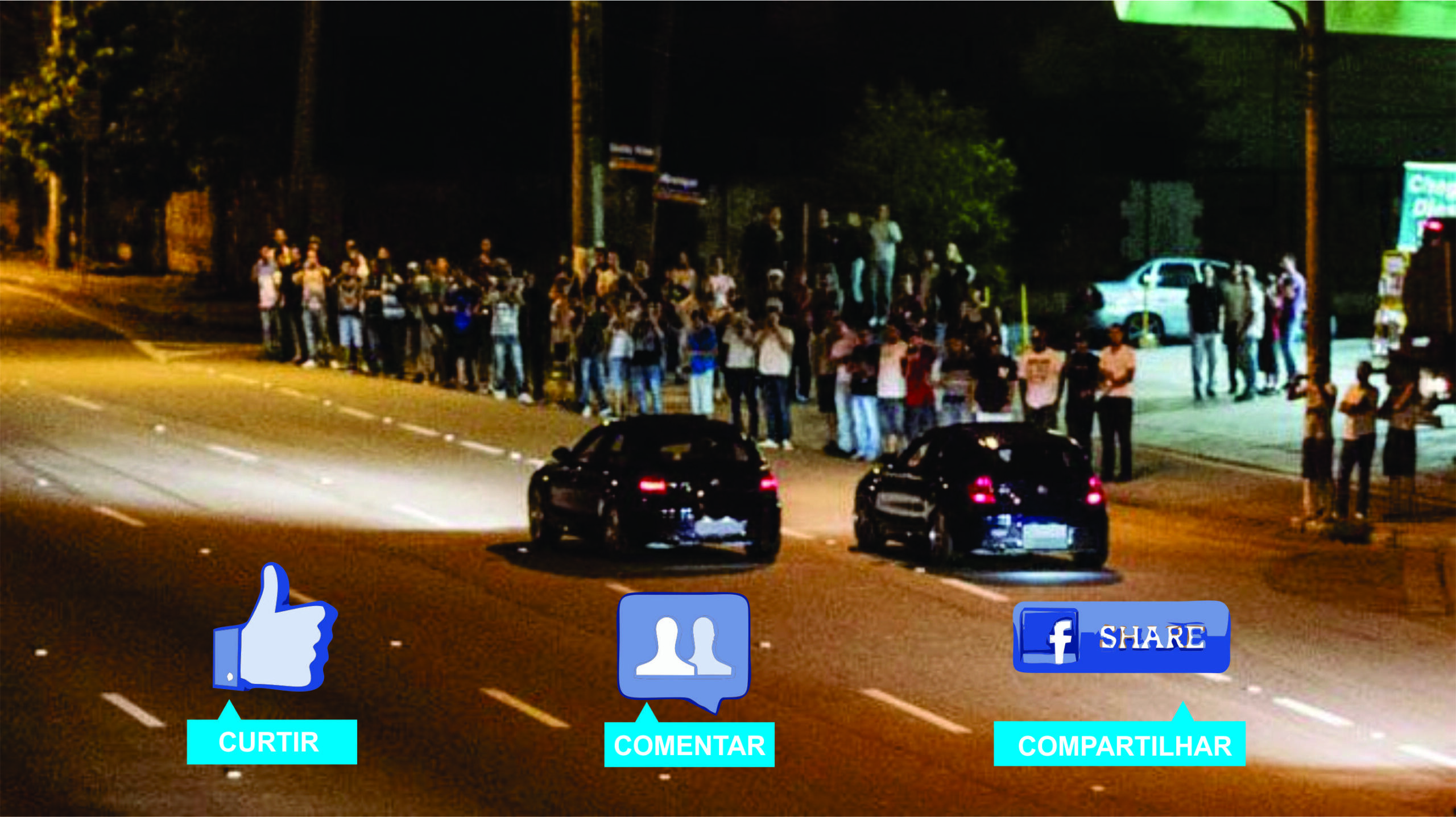 Divulgar rachas e violência no transito em redes sociais vai dar multa