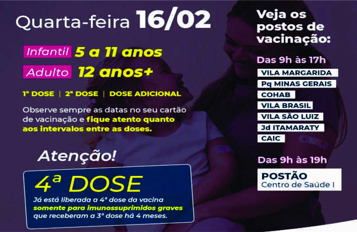 Vacinação Coronavirus em Ourinhos :  Hoje 16/02