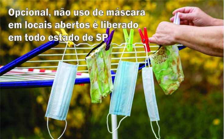 Decreto estadual faculta uso de máscara em cidades de SP