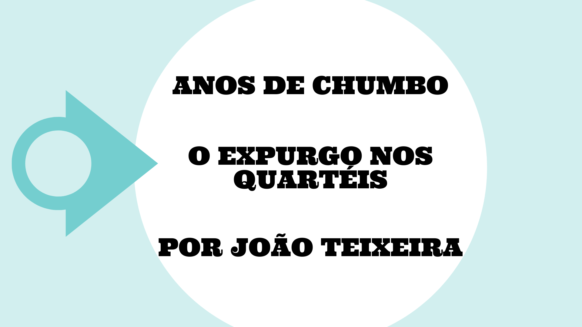 Anos de chumbo –  O expurgo nos quartéis – PARTE I