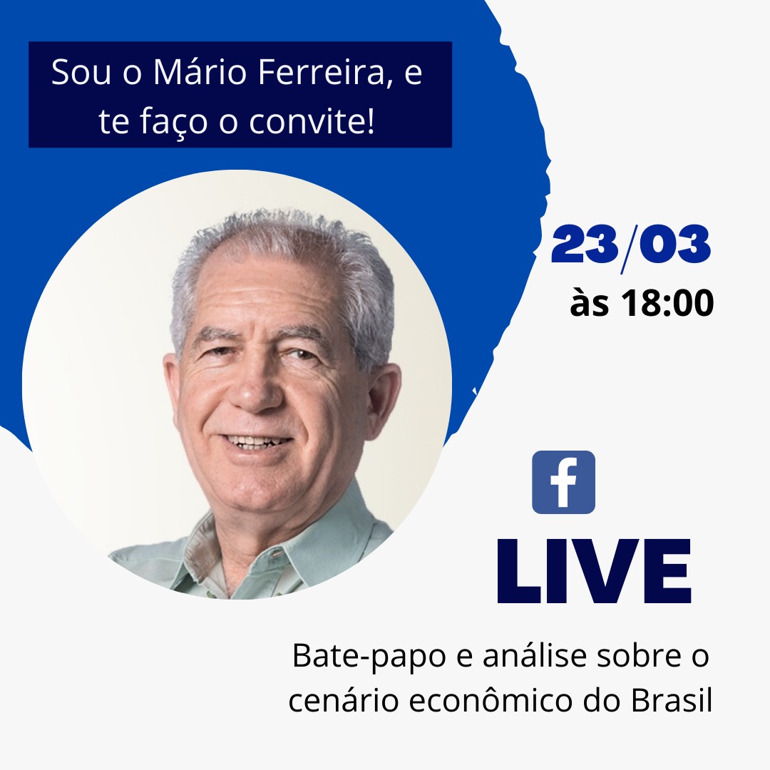 LIVE: Bate papo e análise do cenário econômico no Brasil