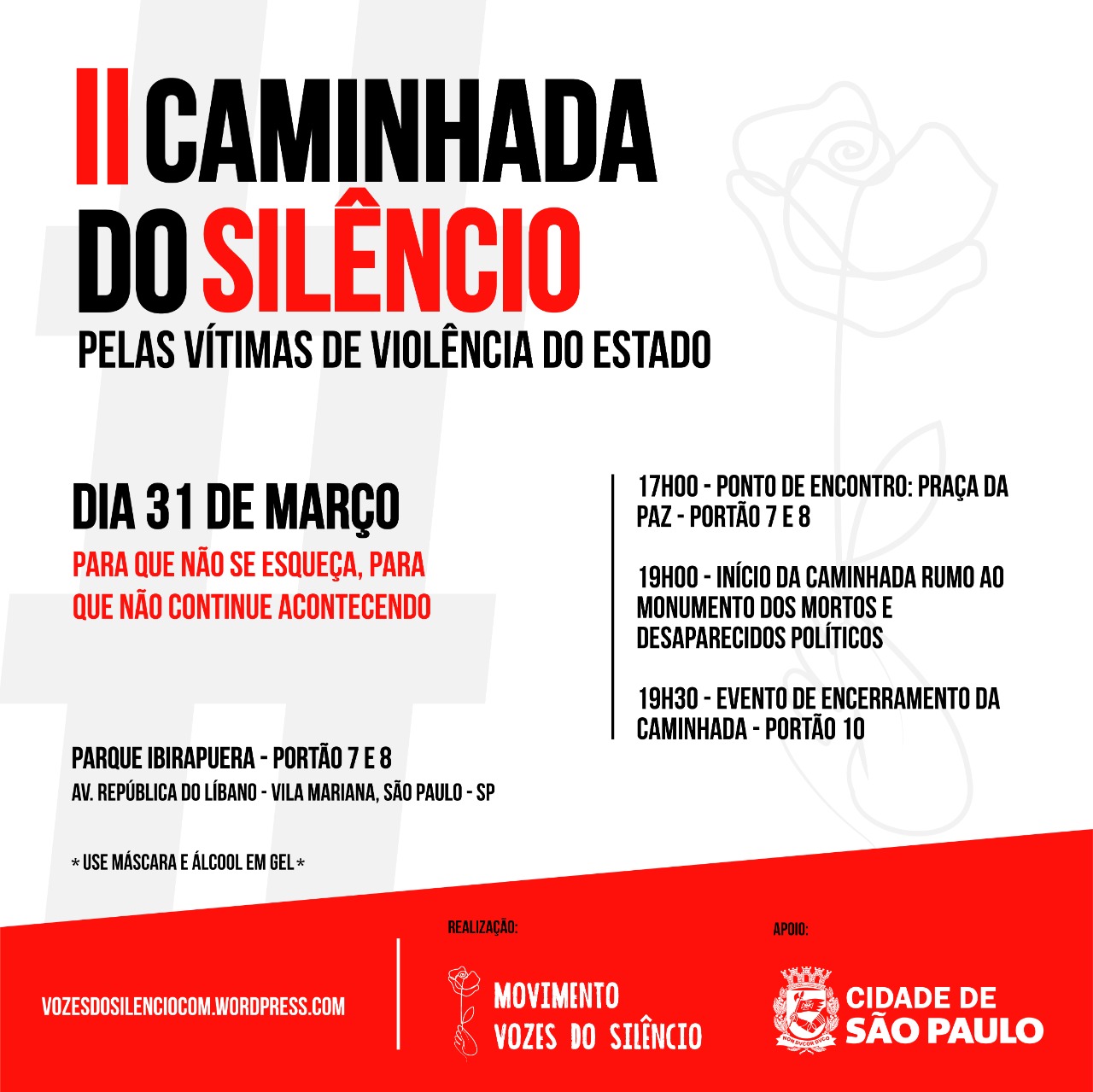 II Caminhada do silêncio