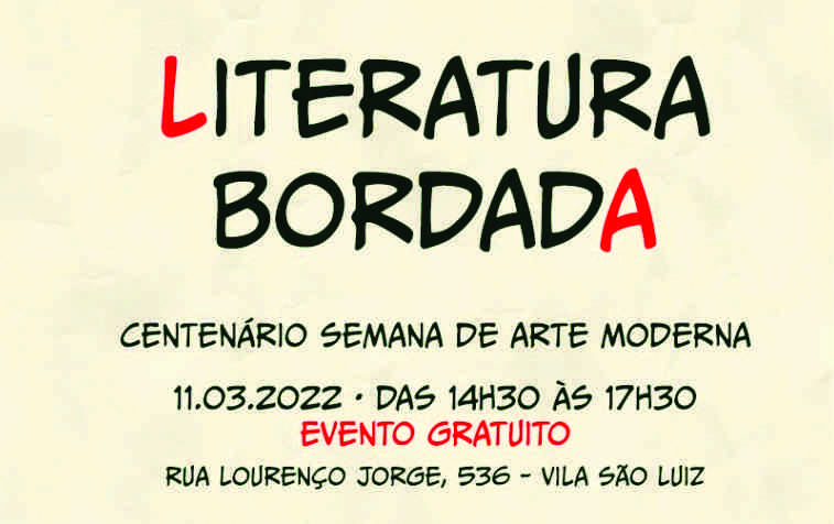 A Literatura Bordada com o coletivo Bordado e Prosa na Biblioteca Lydia Frayze