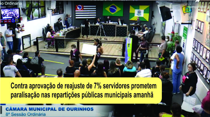 Servidores rechaçam reajuste salarial de 7% proposto por Lucas Pocay