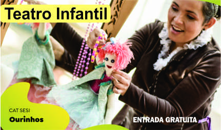 Sesi Ourinhos apresenta espetáculo  infantil sábado 19/03