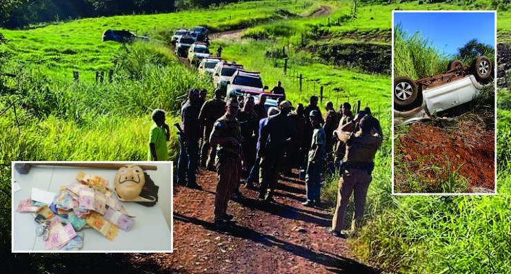 Policia prende um dos 3 ladrões de lotérica em Cambará  