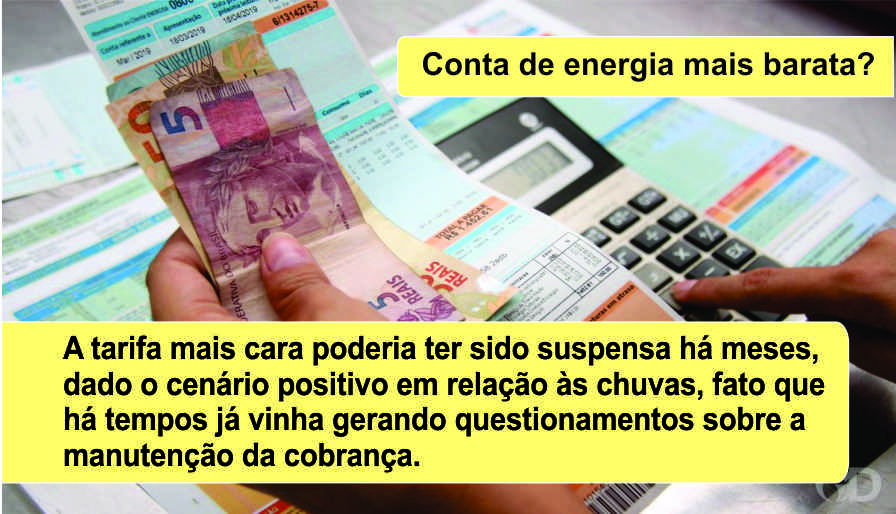 Governo anuncia fim da tarifa extra na conta de luz