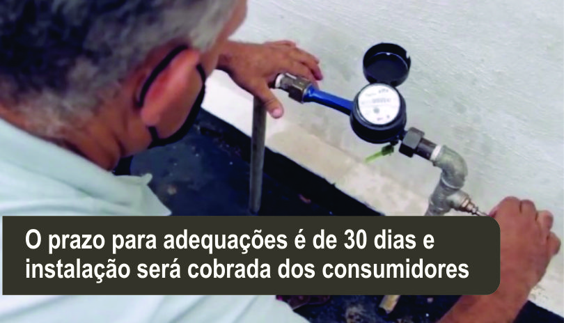 Sob pena de multa, SAE notifica imóveis com hidrômetro instalado fora do padrão