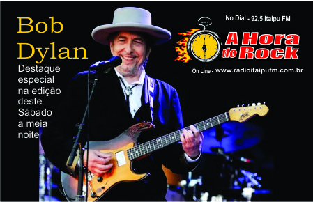 Ei, Sr. Tambourine Man, toque uma música para mim ! Hoje tem rock no rádio!