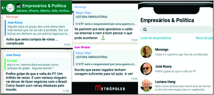 Empresários bolsonaristas defendem golpe de Estado caso Lula seja eleito