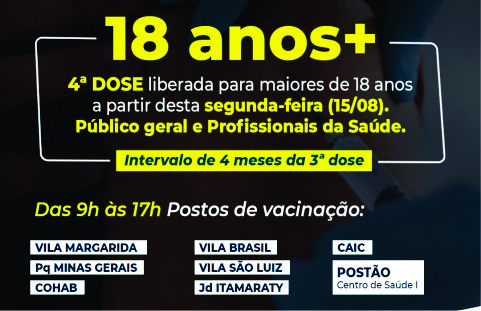 Vacinação Covid / Influenza: Veja onde e  quem pode e deve se vacinar esta semana