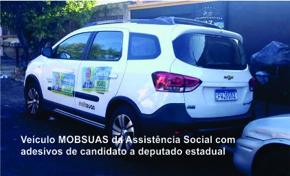  DENÚNCIA: Veículo oficial da Secretaria de Inclusão é usado para campanha eleitoral