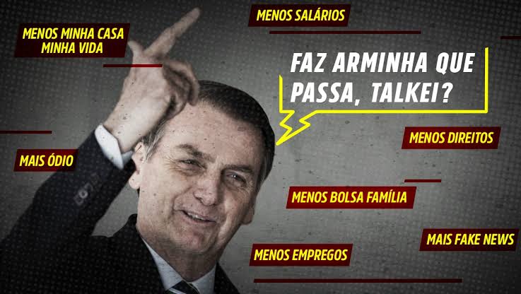 Bolsonaro não cuida e nem protege crianças e destrói o futuro delas