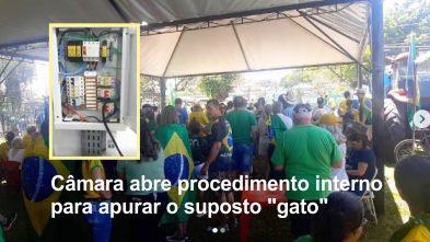 Promotoria irá averiguar suposto gato de energia elétrica dos manifestantes golpistas