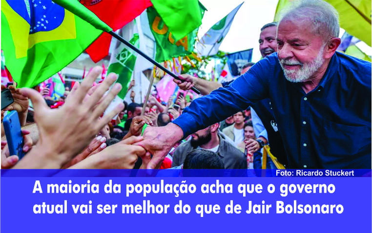 Pessquisa Ipec: 64% dos brasileiros consideram que Lula está no caminho certo
