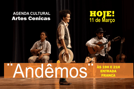 Gato Coletivo Artístico encena “Andêmos” neste sábado no Teatro Miguel Cury (11/03)