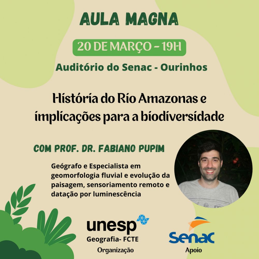 UNESP promove Aula Magna aberta ao público no auditório do SENAC