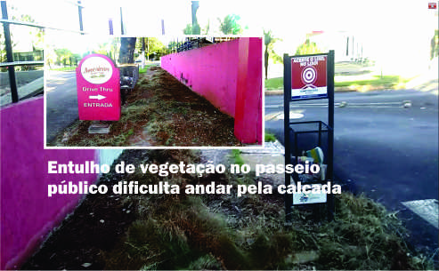 VÍDEO: Pedestres denunciam obstrução de passeio público