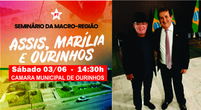 PT realizará Seminário da Macro região neste sábado em Ourinhos