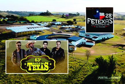 28ª FETEXAS e 63° Baile do Texas em  Jacarezinho terá show de Fernando e Sorocaba