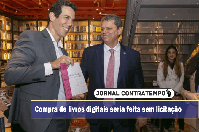Governador Tarcísio recua e cancela compra de 200 milhões de livros digitais