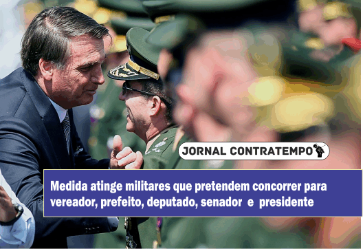 Avança proposta para proibir militar em cargo político sem deixar a corporação