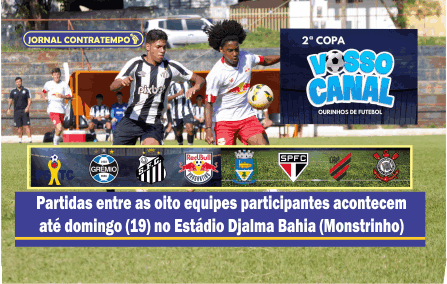 2ª Copa de futebol Sub-16 Vosso Canal começa nesta 4ª feira no Monstrinho