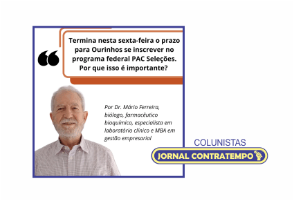 “Termina nesta sexta-feira o prazo para Ourinhos se inscrever no programa federal PAC Seleções. Por que isso é importante?”