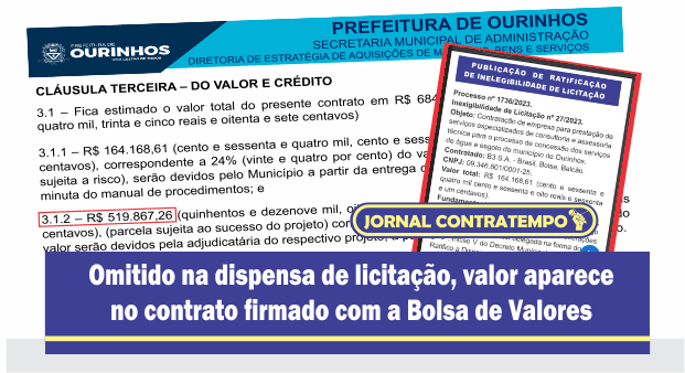 Prefeitura escondeu pagamento de 519 mil à empresa de consultoria para concessão da SAE