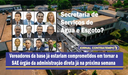 Barrado pela Justiça: Para transferir lucro da SAE  à PMO prefeito cogita criar nova secretaria