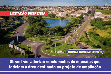Prefeitura pretende gastar 23 milhões para ampliar lago do Royal Park