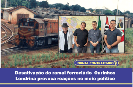 Deputado Nilto Tatto entra na luta pela volta do transporte ferroviário de Ourinhos