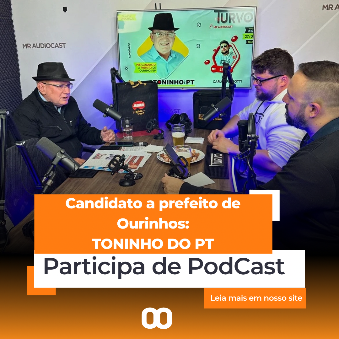 Toninho do PT Apresenta Propostas para Ourinhos em Entrevista no Podcast Turvo Pod Cast