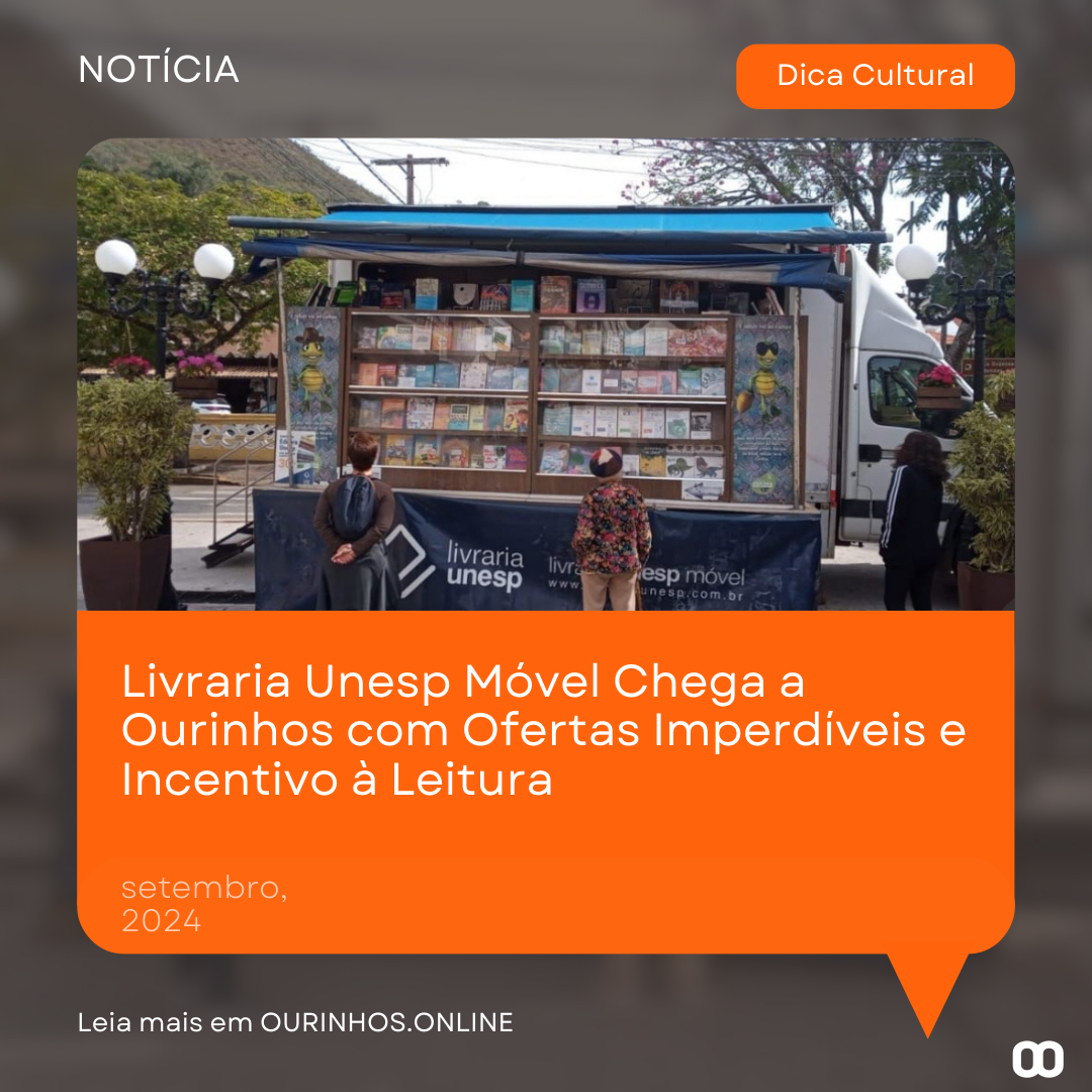 Livraria Unesp Móvel Visita Ourinhos com Descontos Exclusivos.