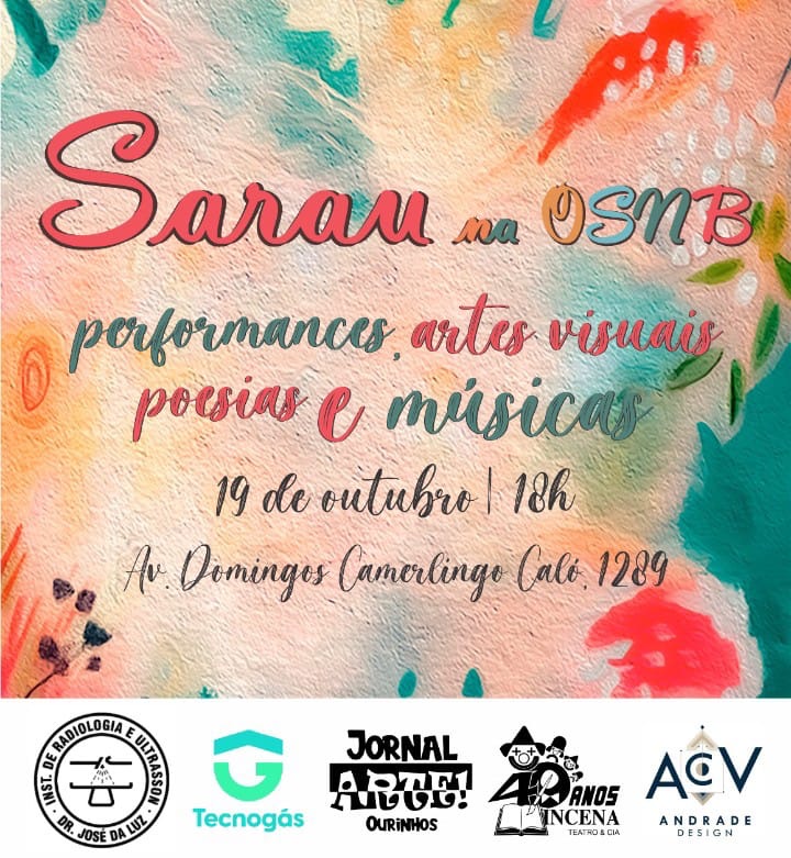 Sarau no Instituto OSNB traz talentos artísticos de Ourinhos e região.