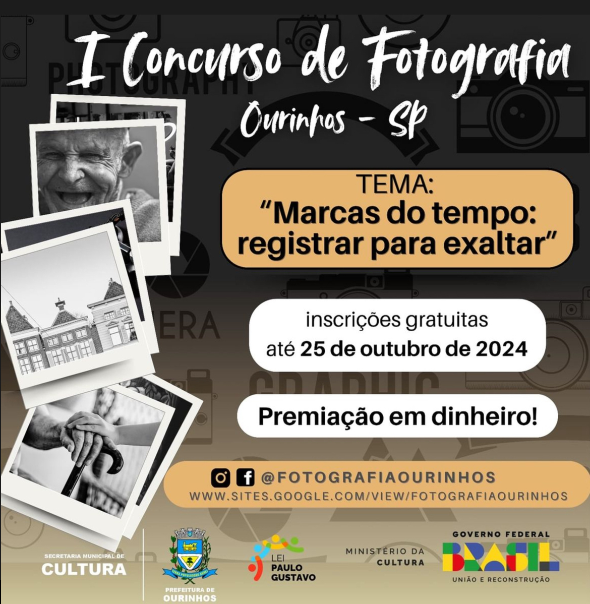 Ourinhos Lança Concurso Fotográfico “Marcas do Tempo” com Premiação em Dinheiro.