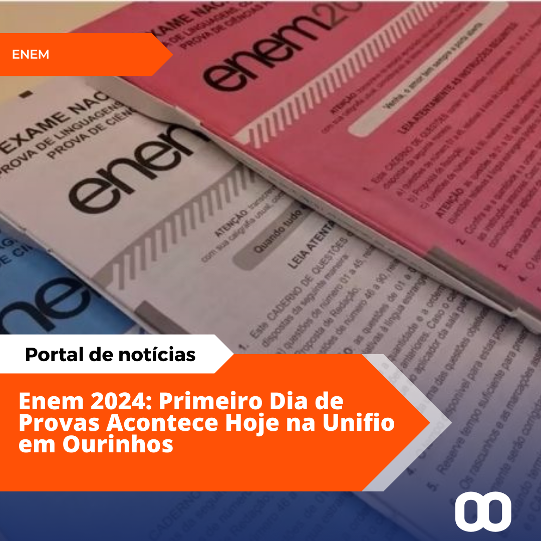 Primeiro dia do Enem acontece hoje em Ourinhos: fique atento ao horário de fechamento dos portões.